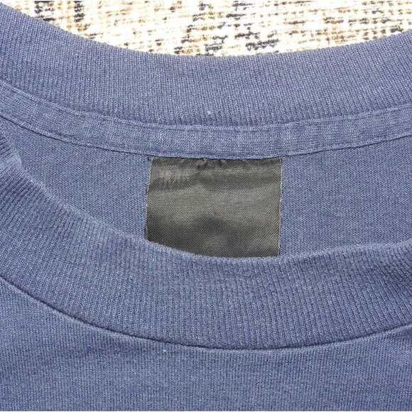 Vintage Pelvic Meatloaf Single Stitch Short Sleeve Navy Band Tee T-Shirt 3XL - Picture 5 of 8